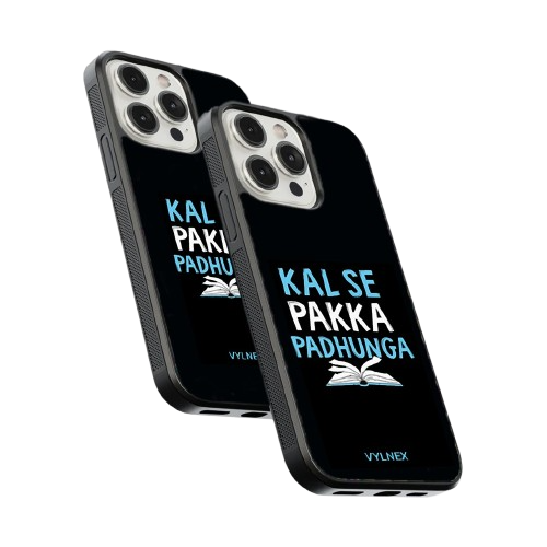 Kal Se Pakka Padhunga Aesthetic iphone case