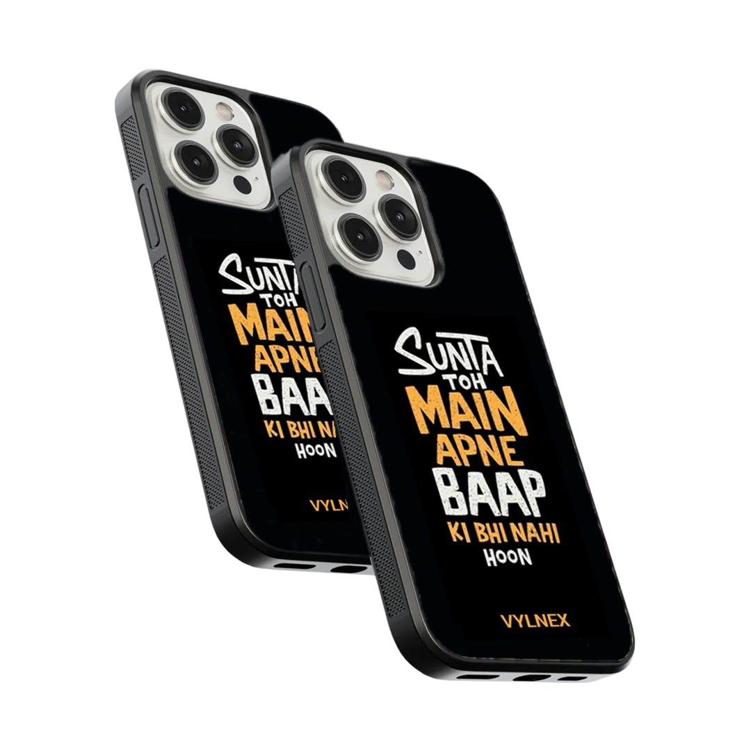 Sunta Mein Apne Baap KI Bhi Nahi Hoon Aesthetic iphone case