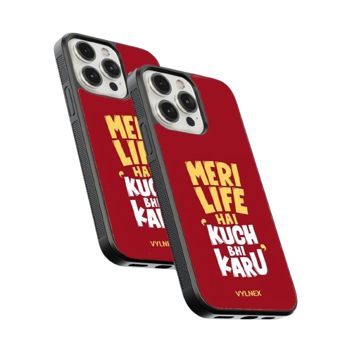 Meri Life Hai Kuch Bhi Karu Aesthetic iphone case