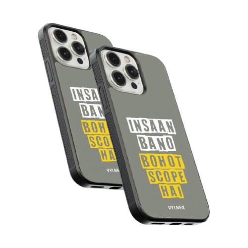 Insan Bano Bohot Scope Hai Aesthetic iphone case