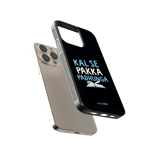 Kal Se Pakka Padhunga Aesthetic iphone case