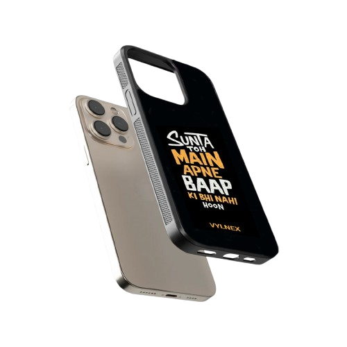 Sunta Mein Apne Baap KI Bhi Nahi Hoon Aesthetic iphone case