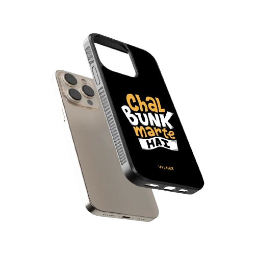 Chal Bunk Marte Hai Aesthetic iphone case