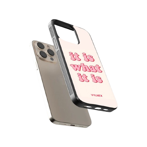 It Is What It Is iPhone Case | Minimalist Protective Phone Cover