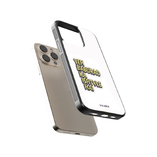 Yeh Baburao Ka Ishtyle Hai Aesthetic iphone case