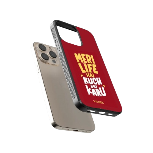 Meri Life Hai Kuch Bhi Karu Aesthetic iphone case