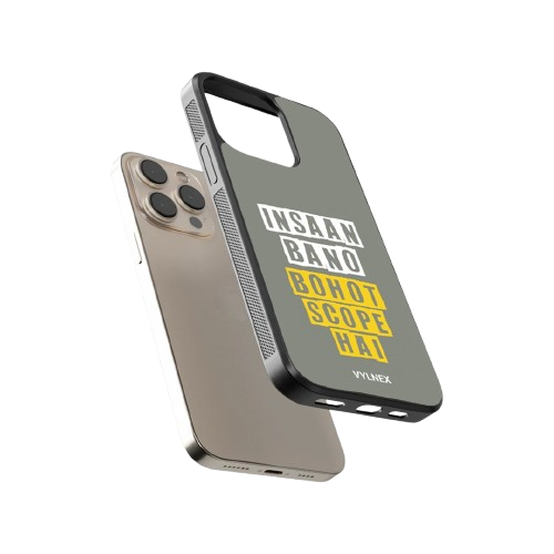 Insan Bano Bohot Scope Hai Aesthetic iphone case