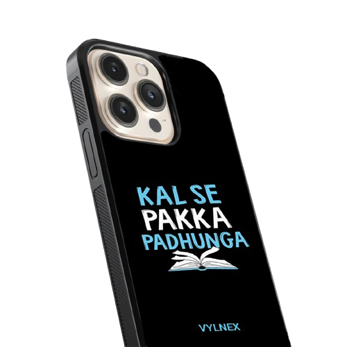 Kal Se Pakka Padhunga Aesthetic iphone case