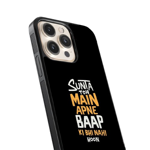 Sunta Mein Apne Baap KI Bhi Nahi Hoon Aesthetic iphone case