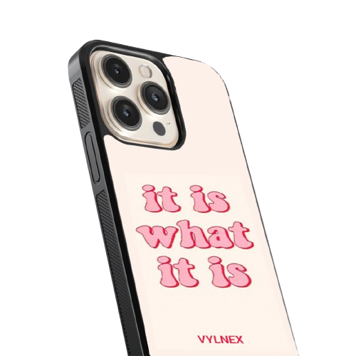 It Is What It Is iPhone Case | Minimalist Protective Phone Cover