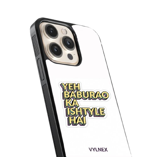 Yeh Baburao Ka Ishtyle Hai Aesthetic iphone case