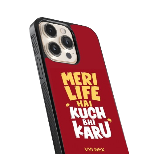 Meri Life Hai Kuch Bhi Karu Aesthetic iphone case