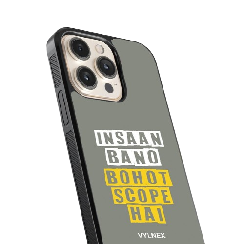 Insan Bano Bohot Scope Hai Aesthetic iphone case