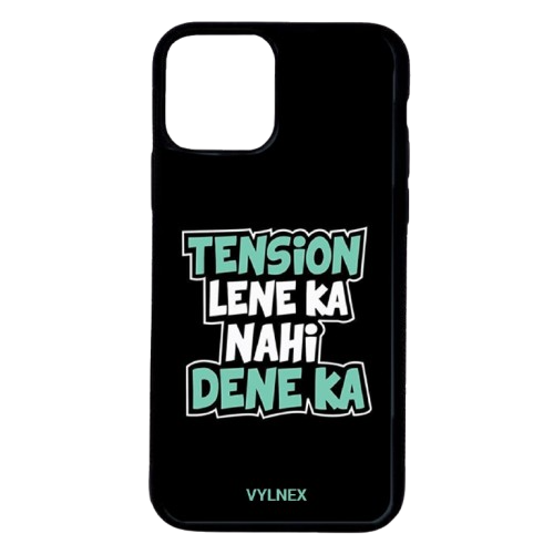 Tension Lene Ka Nahi Aesthetic Iphone case