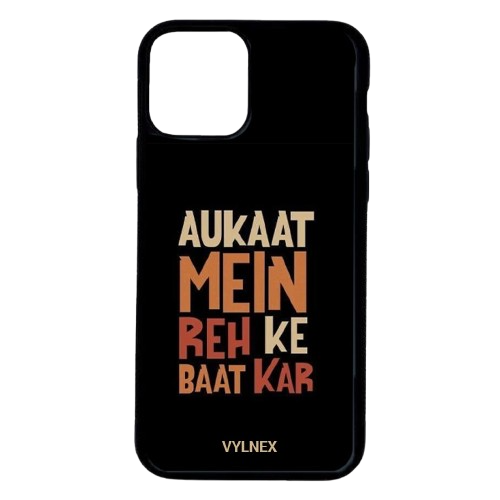 Aukat Mein Reh Ke Baat Kar Aesthetic iphone case