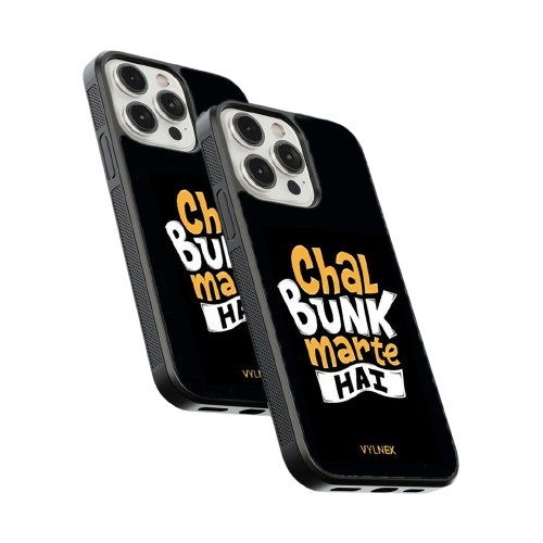 Chal Bunk Marte Hai Aesthetic iphone case