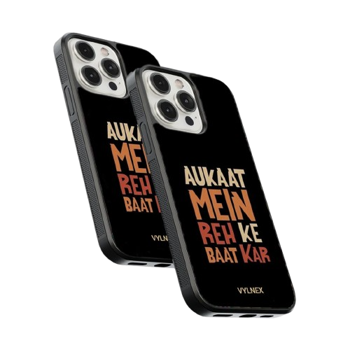 Aukat Mein Reh Ke Baat Kar Aesthetic iphone case