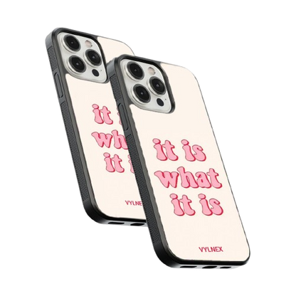 It Is What It Is iPhone Case | Minimalist Protective Phone Cover
