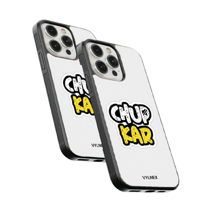 Chup Kar Aesthetic iphone case