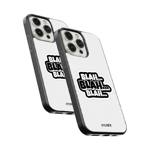 Blah Blah Blah Aesthetic iphone case