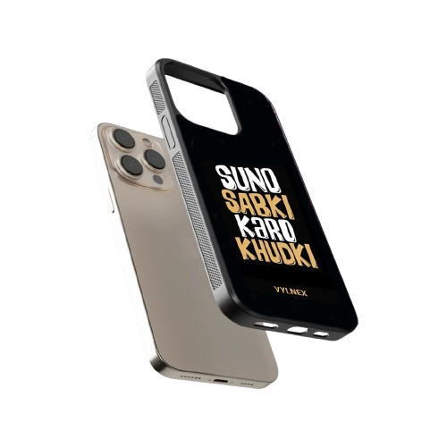 Suno Sabki Karo Kudki Aesthetic iphone case