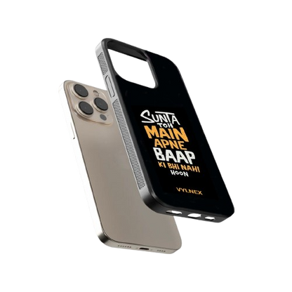 Sunta Mein Apne Baap KI Bhi Nahi Hoon Aesthetic iphone case
