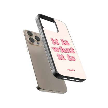 It Is What It Is iPhone Case | Minimalist Protective Phone Cover
