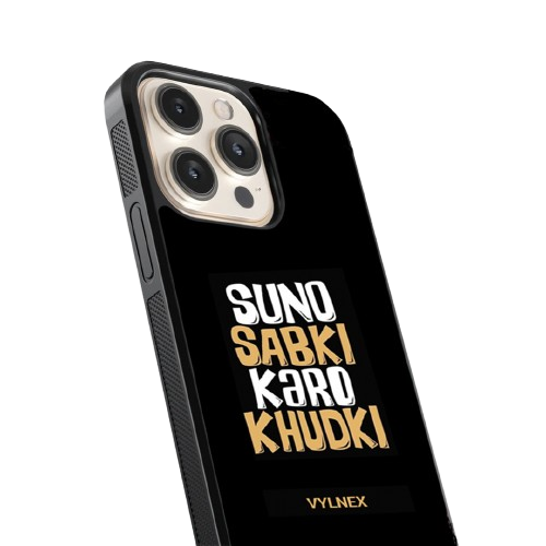 Suno Sabki Karo Kudki Aesthetic iphone case