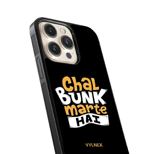 Chal Bunk Marte Hai Aesthetic iphone case