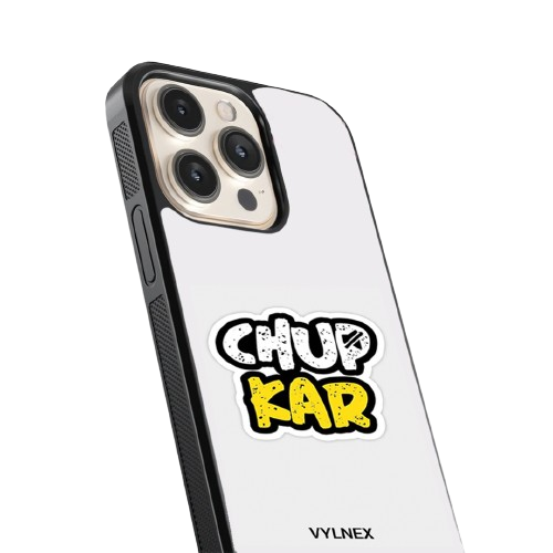 Chup Kar Aesthetic iphone case